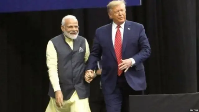 नरेंद्र मोदी आणि डोनाल्ड ट्रंप