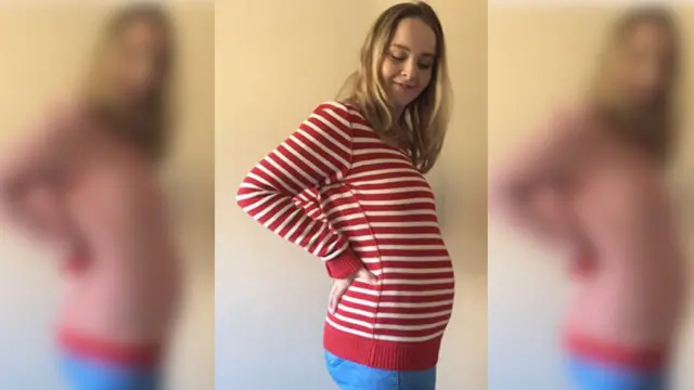 Keely Favell'in kist alındıktan sonraki fotoğrafı.