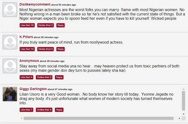 Esi Awọn eeyan lori ayelujara