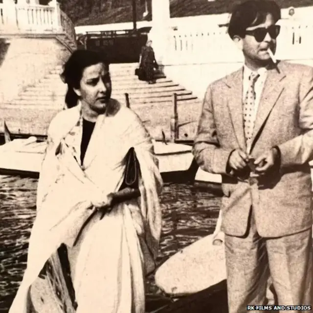 नर्गिस यांच्यासोबत राज कपूर