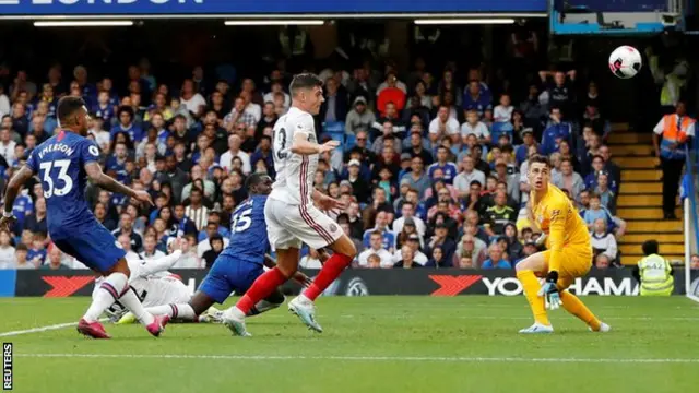 Kurt Zouma late own goal
