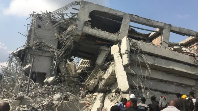 Building wey collapse for New GRA, Port harcourt