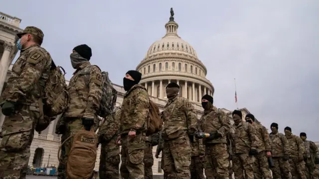 ওয়াশিংটনে ১০ হাজার ন্যাশনাল গার্ড সেনা মোতায়েন করা হচ্ছে