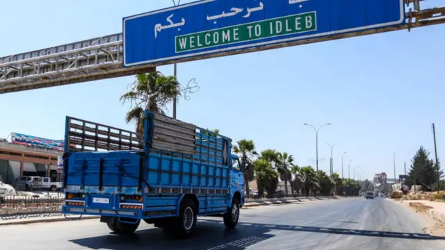 Грузовик в Идлибе