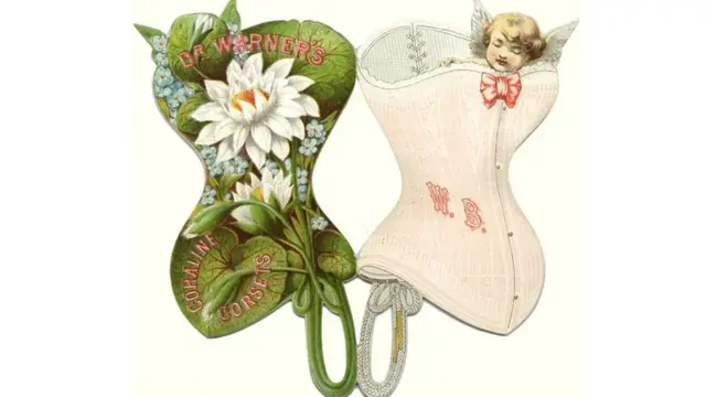 آگهی کرست دکتر وارنر که ادعا می‌کرد کرست‌هایی طراحی کرده است که ضرری برای سلامتی ندارند