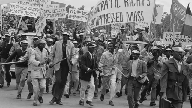 ኣንጻር ኢምፔርያሊዝም ኣብ ኣዲስ ኣበባ 'ኣብዮት ኣደባባይ' ዝተገበረ ሰልፊ