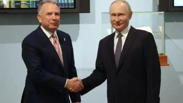 Путін під час зустрічі з Віткоффом у Санкт-Петербурзі 11 квітня