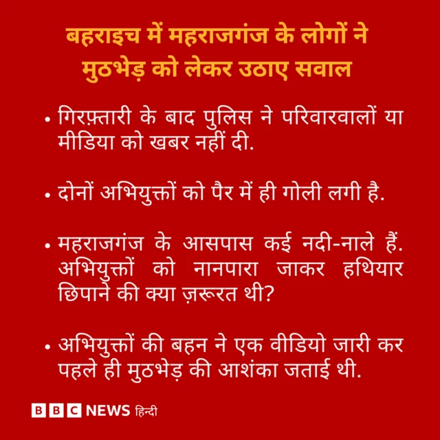 मुठभेड़ पर सवाल उठ रहे हैं