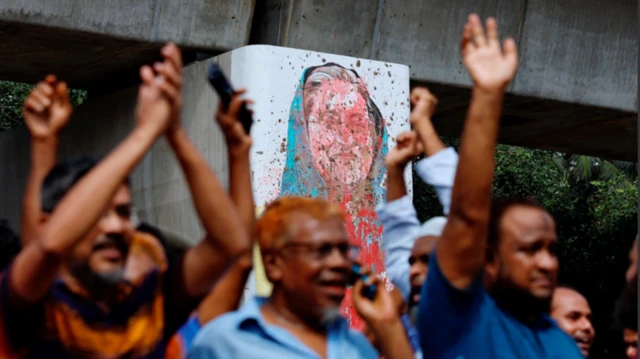 Mural Perdana Menteri Sheikh Hasina