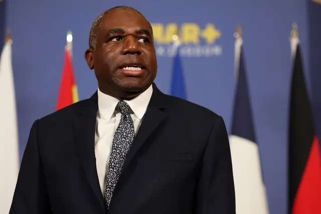 Retrato del ministro David Lammy