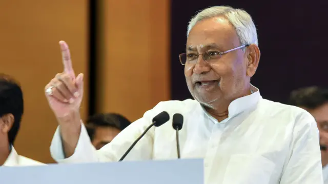 बिहार के मुख्यमंत्री नीतीश कुमार 