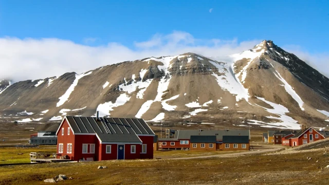 A pequena cidadekupon 1xbetNy-Ålesundkupon 1xbetSvalbard, na Noruega