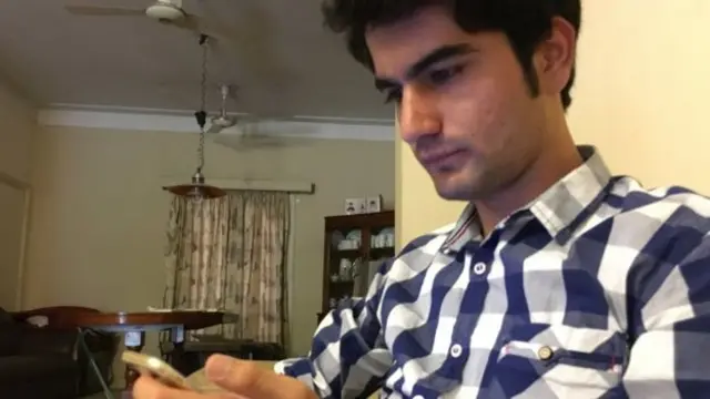 Khalid Amiri, estudiante de 21 años