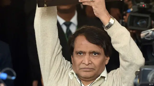 सुरे प्रभु, रेल मंत्री