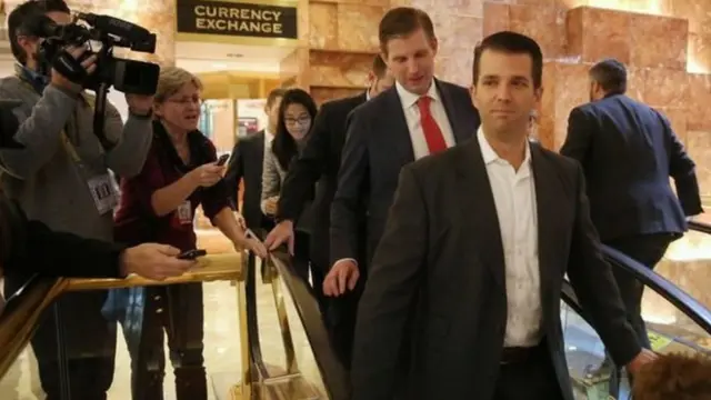 Eric Trump (bidix) iyo Donald Trump Jr