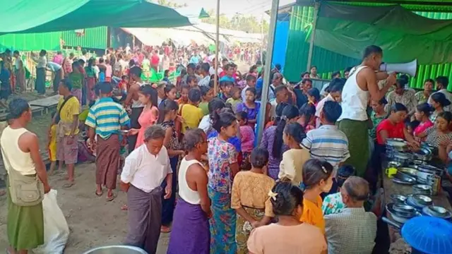 ကျောက်တော်ကိုရောက်နေတဲ့ ကုလားတန်မြစ်နားက ရွာသားတွေ