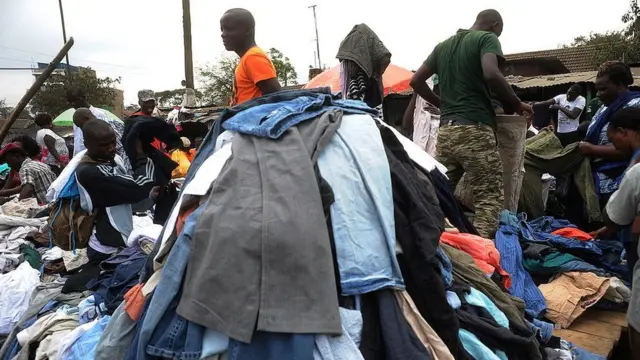 Abacuruzi b'imyenda ya caguwa muri Kenya