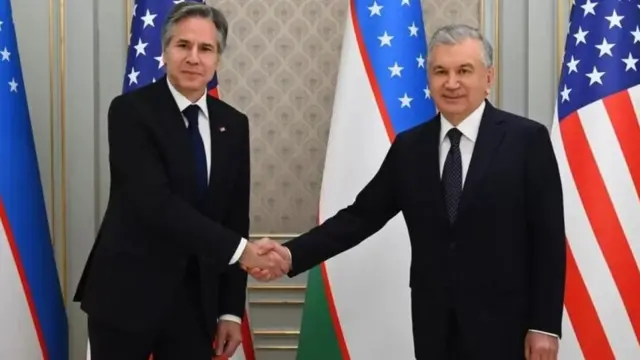 Blinken va Mirziyoyev