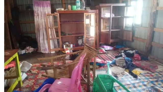 စစ်ကောင်စီတပ်တွေ ဝင်ရောက်ရှာဖွေတာခံရတဲ့ အိမ်တစ်အိမ်