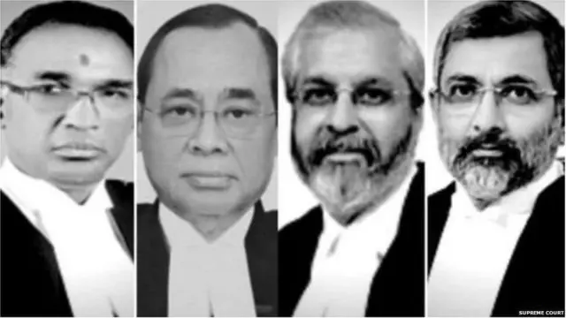 चार न्यायाधीशांनी पत्रकार परिषद घेतली होती.