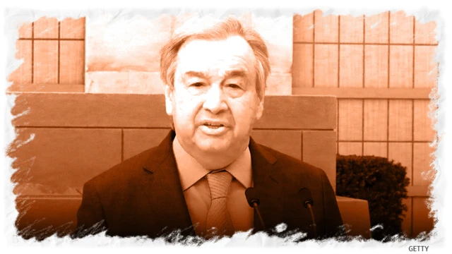 António Guterres, secrétaire général des Nations unies