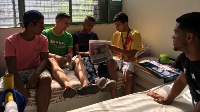 Don Bosco yetiştirme yurdunda kalan gencler