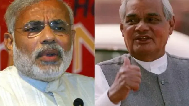 नरेंद्र मोदी- अटल बिहारी वाजपेयी