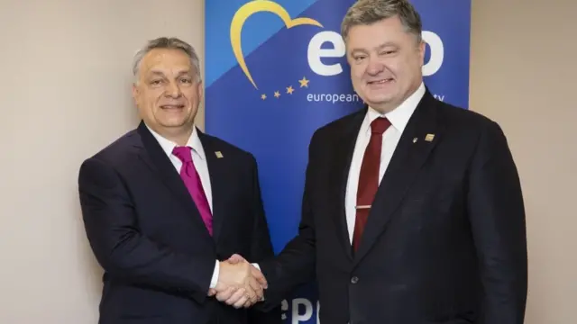 Віктор Орбан та Петро Порошенко