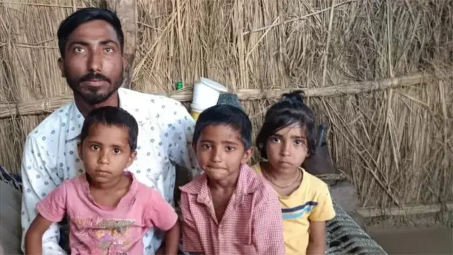 పిల్లలతో లాలూ రాం భైర్వా