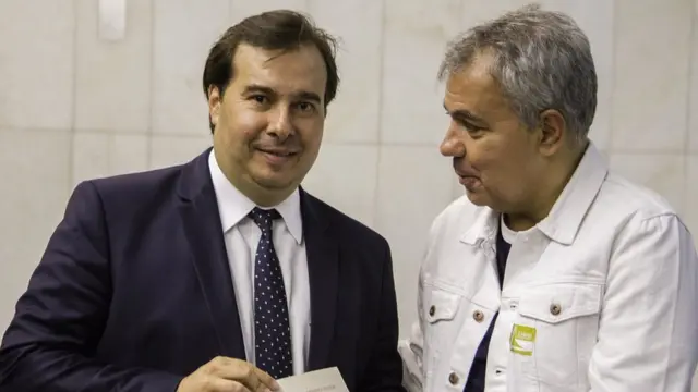 Rodrigo Maia e Mario Rosa