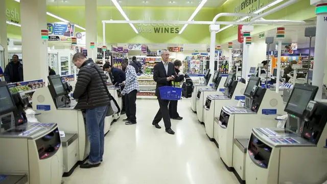 Supermercado na Inglaterra