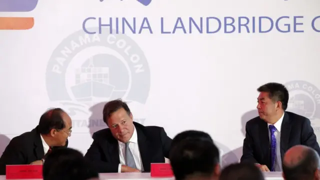 Empresarios chinos y panameños