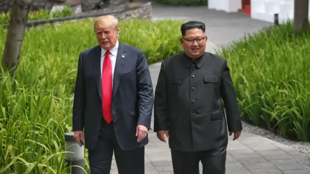 किम और ट्रंप