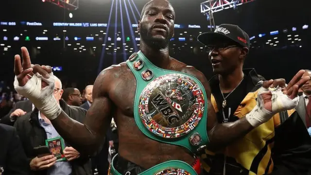 Wilder Deontay pẹ́lù àmì WBC