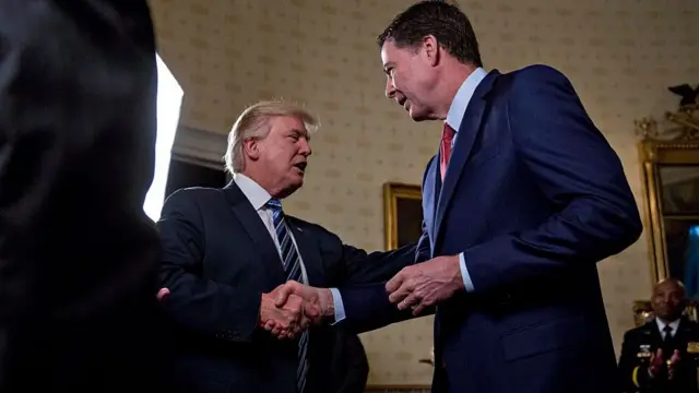 Donald Trump, FBI Başkanı James Comey