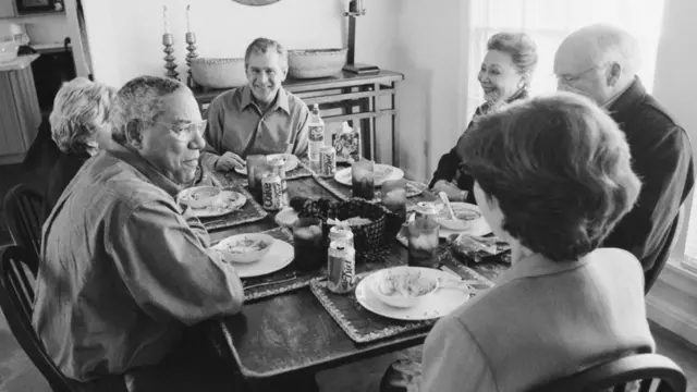 鮑威爾、切尼與布什總統