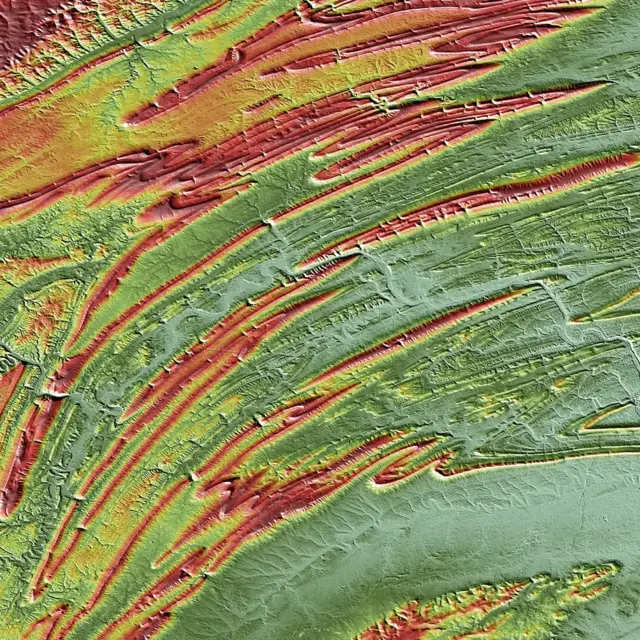 بخش شمالی کوه‌های آپالاچی در ایالت پنسیلوانیای آمریکا