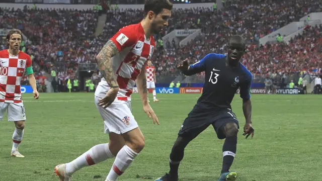 Нголо Канте, Лука Модрич и Шиме Врсалько