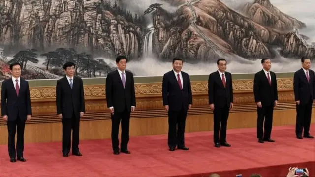 中共19大政治局常委