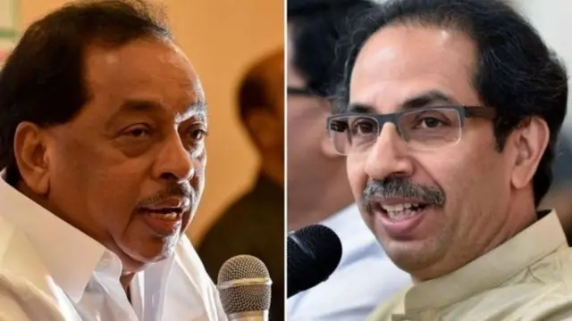 नारायण राणे आणि उद्धव ठाकरे