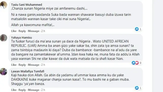 kalaman 'yan facebook