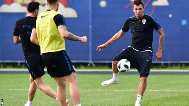 Croatia's Mario Mandzukic