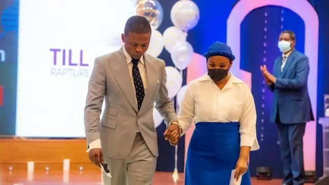 Prophet Bushiri and wife Prophetess Mary Bushiri welcome di body of dia daughter from Kenya
