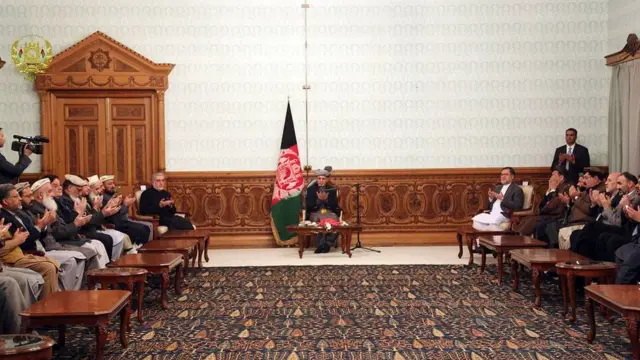 تصویری از داخل ارگ ریاست جمهوری