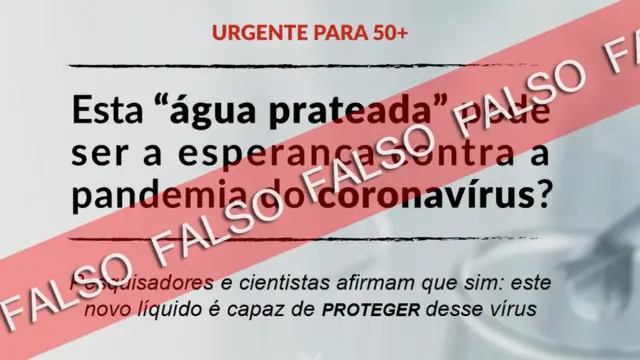 notícia falsa