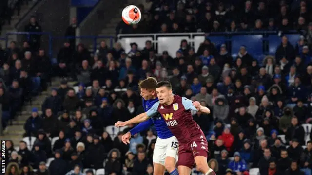 ሌሲስተር ከአስቶን ቪላ ጋር በተጫወተበት ወቅት