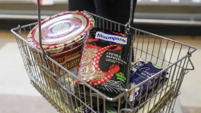 Гречка в магазине