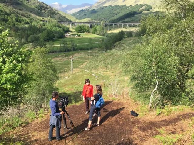 Съемки в Шотландии