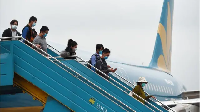 Hình minh họa một chuyến bay của Việt Nam Airlines