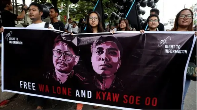 రాయిటర్స్ జర్నలిస్టులకు జైలు